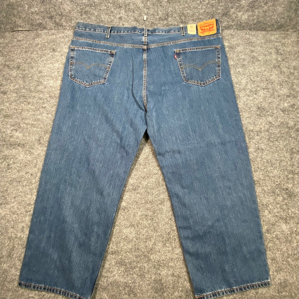 Levis 550 Relaxed Fit Jeans Mens‎ 54x30 Big and Tall Blue Medium Wash Denim NEW